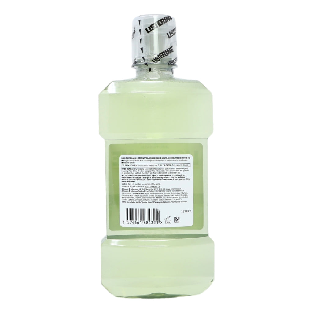 Listerine Flavours 500ml Mild & Minty