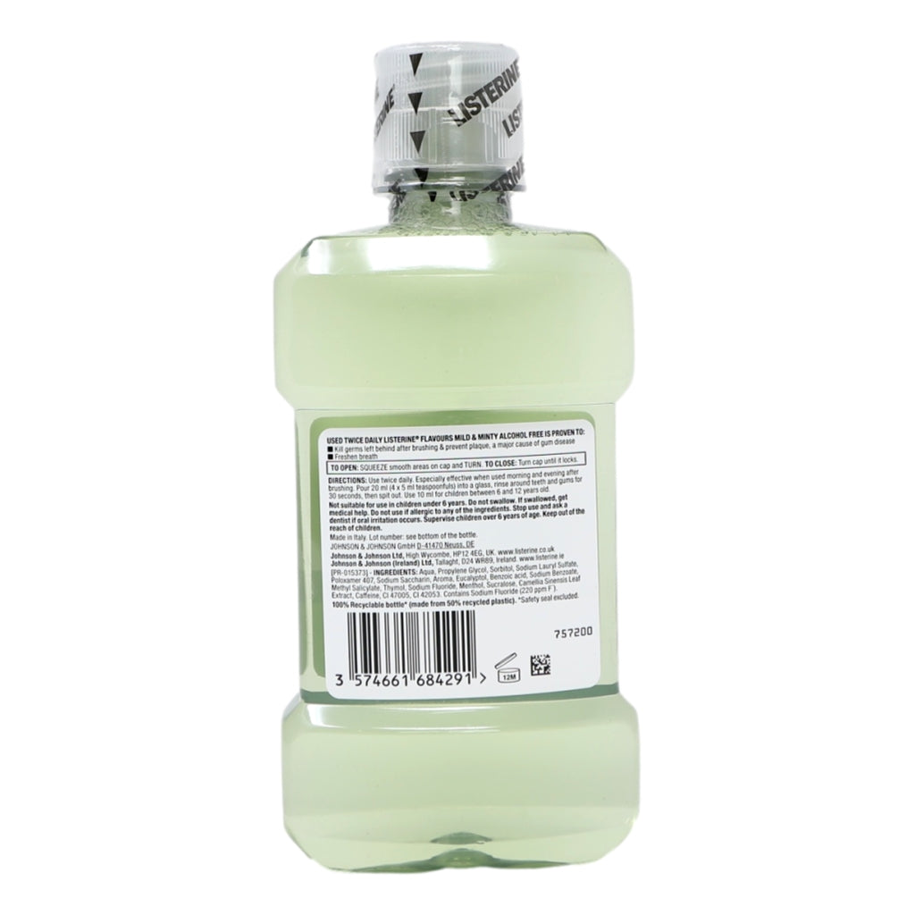 Listerine Mouthwash 250ml Mild & Minty