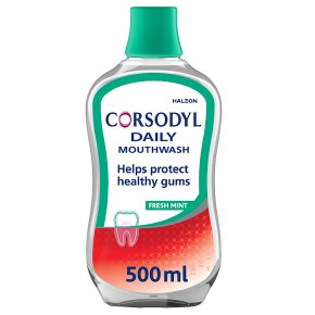 Buy Corsodyl Mouthwash Daily Defence 500ml Fresh Mint online at Intamarque Wholesale – Trusted FMCG distributor