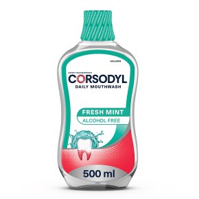 Corsodyl Mouthwash Daily Defence 500ml Fresh Mint