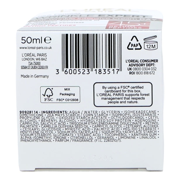 L'Oreal Skin Expert Dermo Wrinkle 50ml 45+ Day Pot