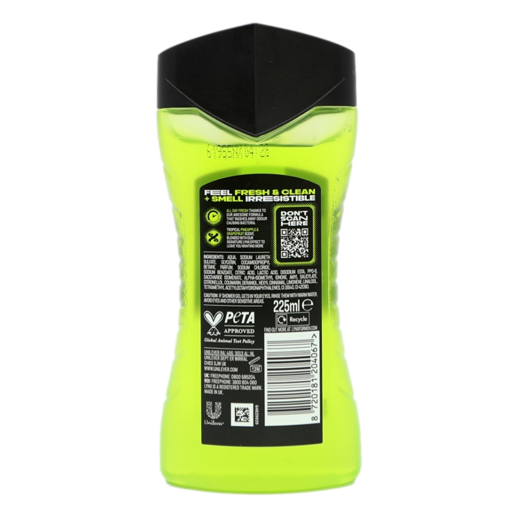 Lynx Shower Gel 225ml Epic Fresh