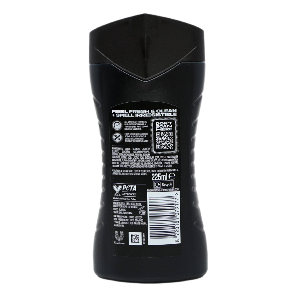 Lynx Shower Gel 225ml Black