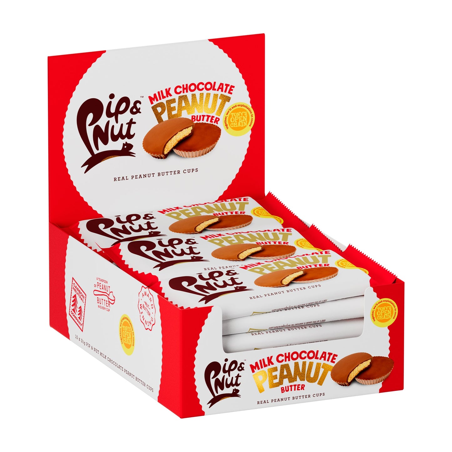 Pip and Nut Milk Choc Peanut Butter Cups 31g