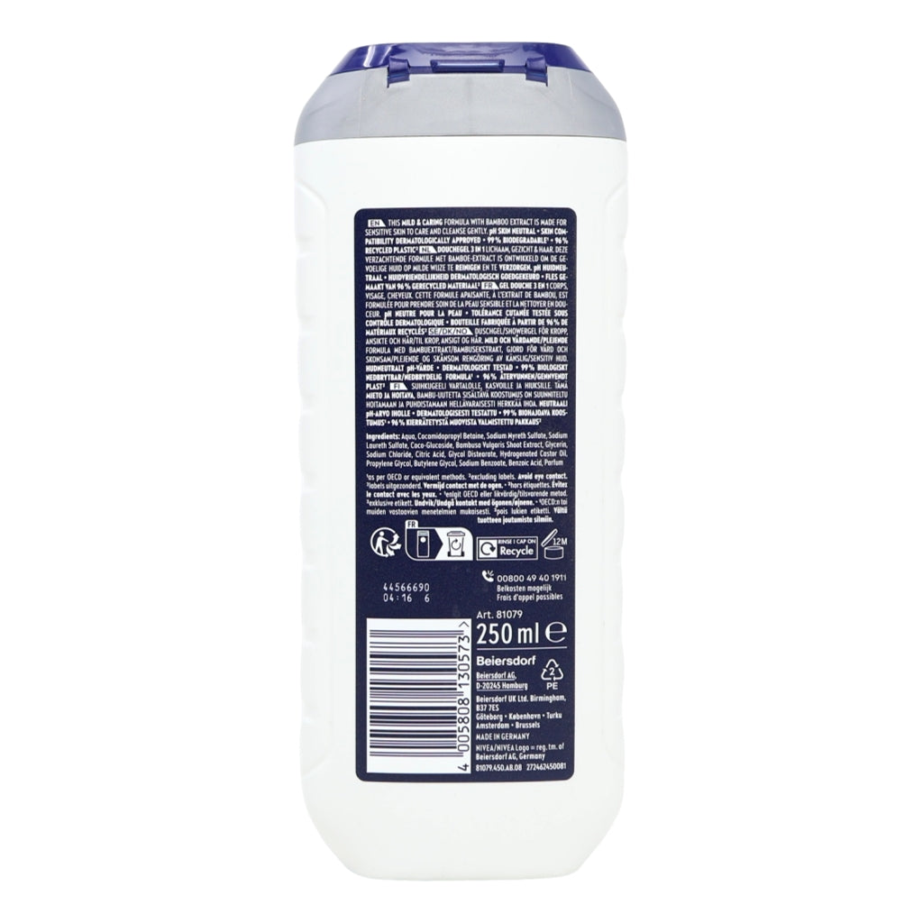 Nivea Shower 250ml Sensitive For Men