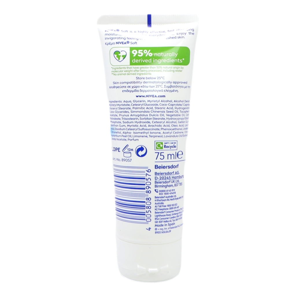 Nivea Cream 75ml Tube Soft