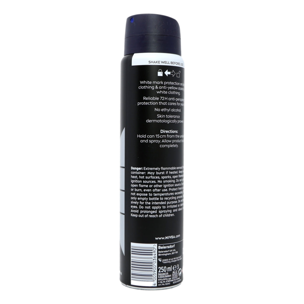 Nivea Deo 250ml Black & White Invisible for Men