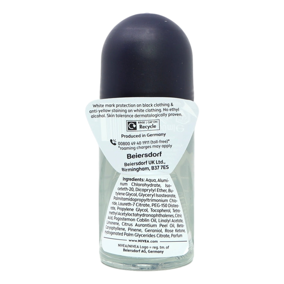 Nivea Roll On 50ml Black & White for Men