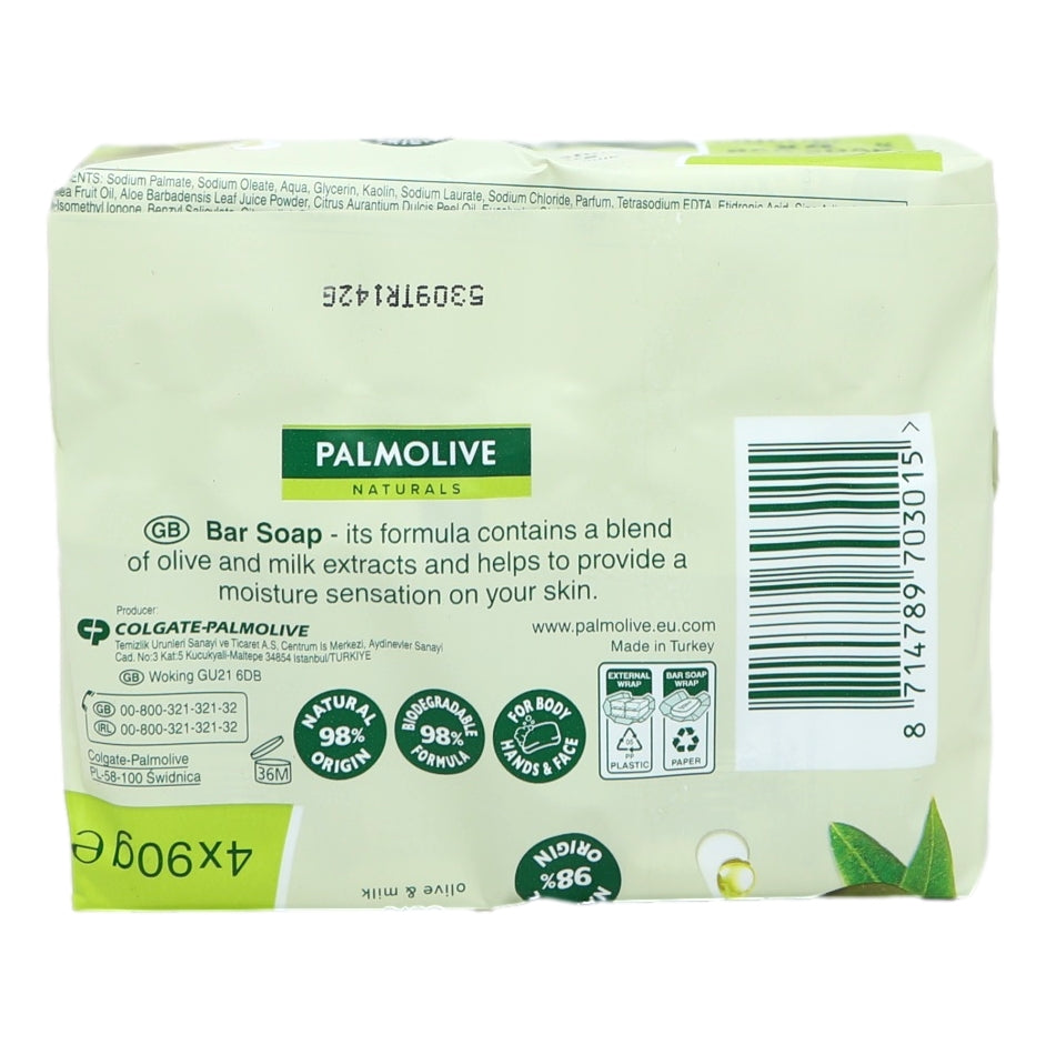 Palmolive Bar Soap 4x90g Moisture Care