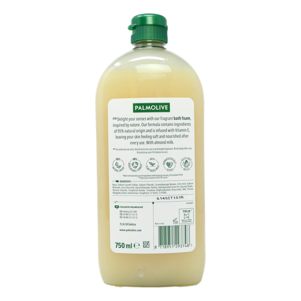 Palmolive Bath Foam 750ml Milk & Honey