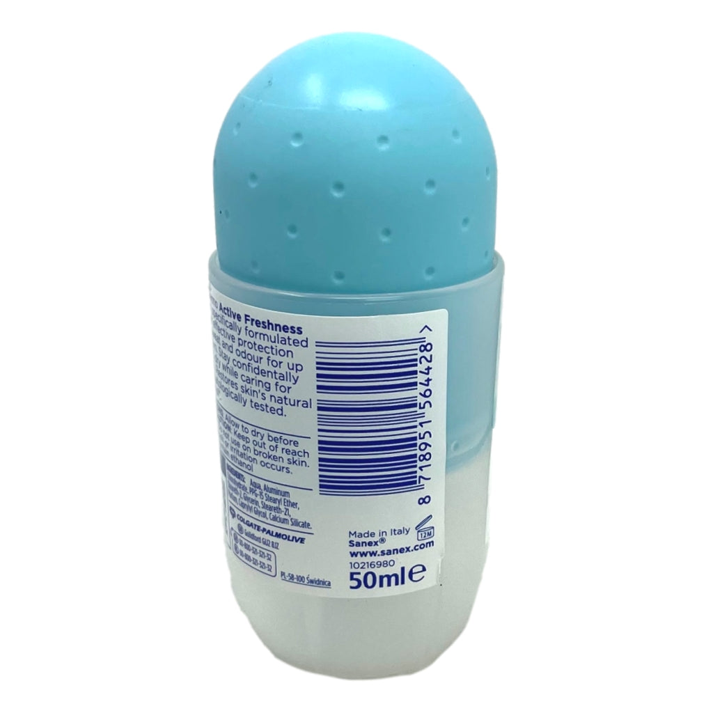 Sanex Deodorant Roll On 50ml Active Fresh