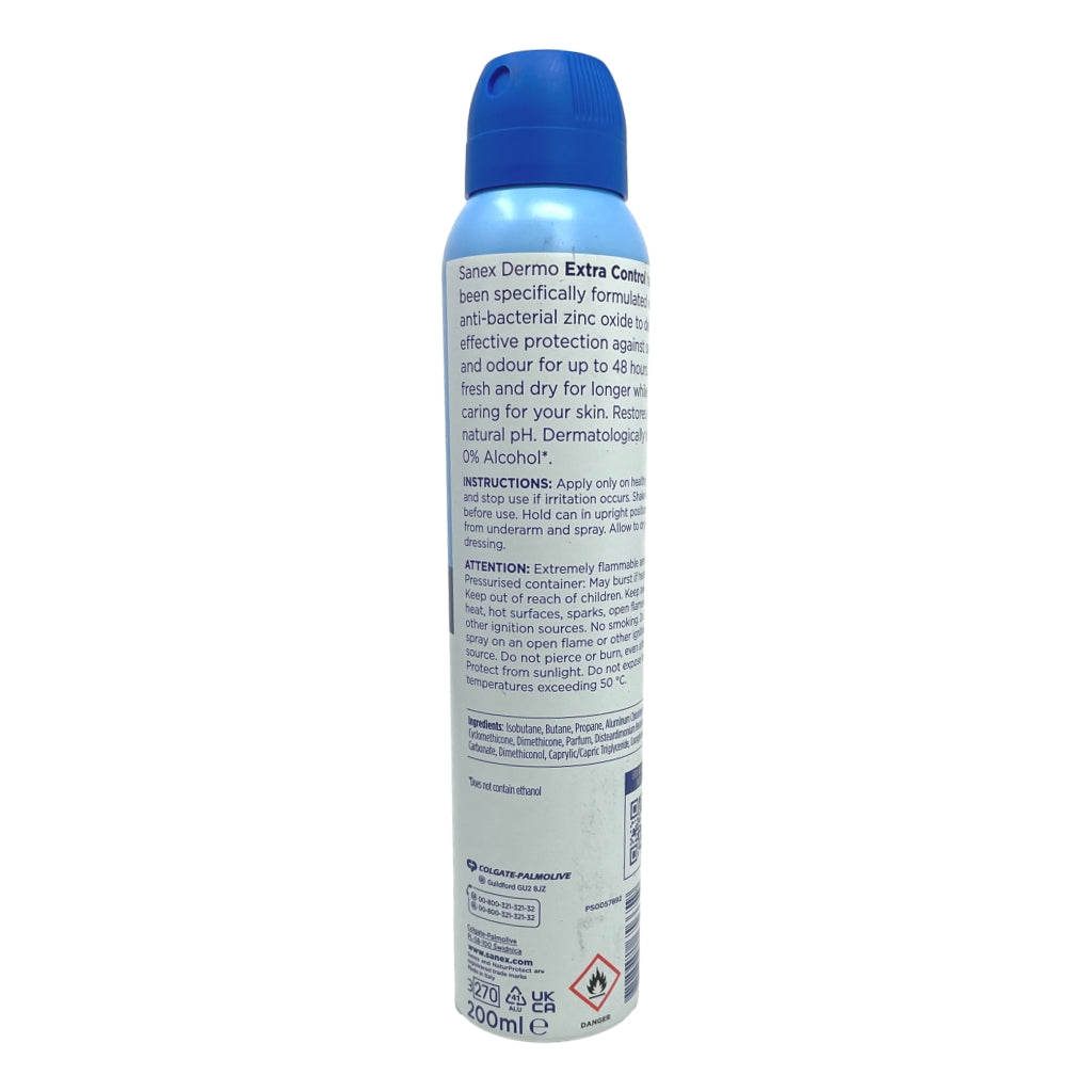 Sanex Deo Spray 200ml 48hr Extra Control
