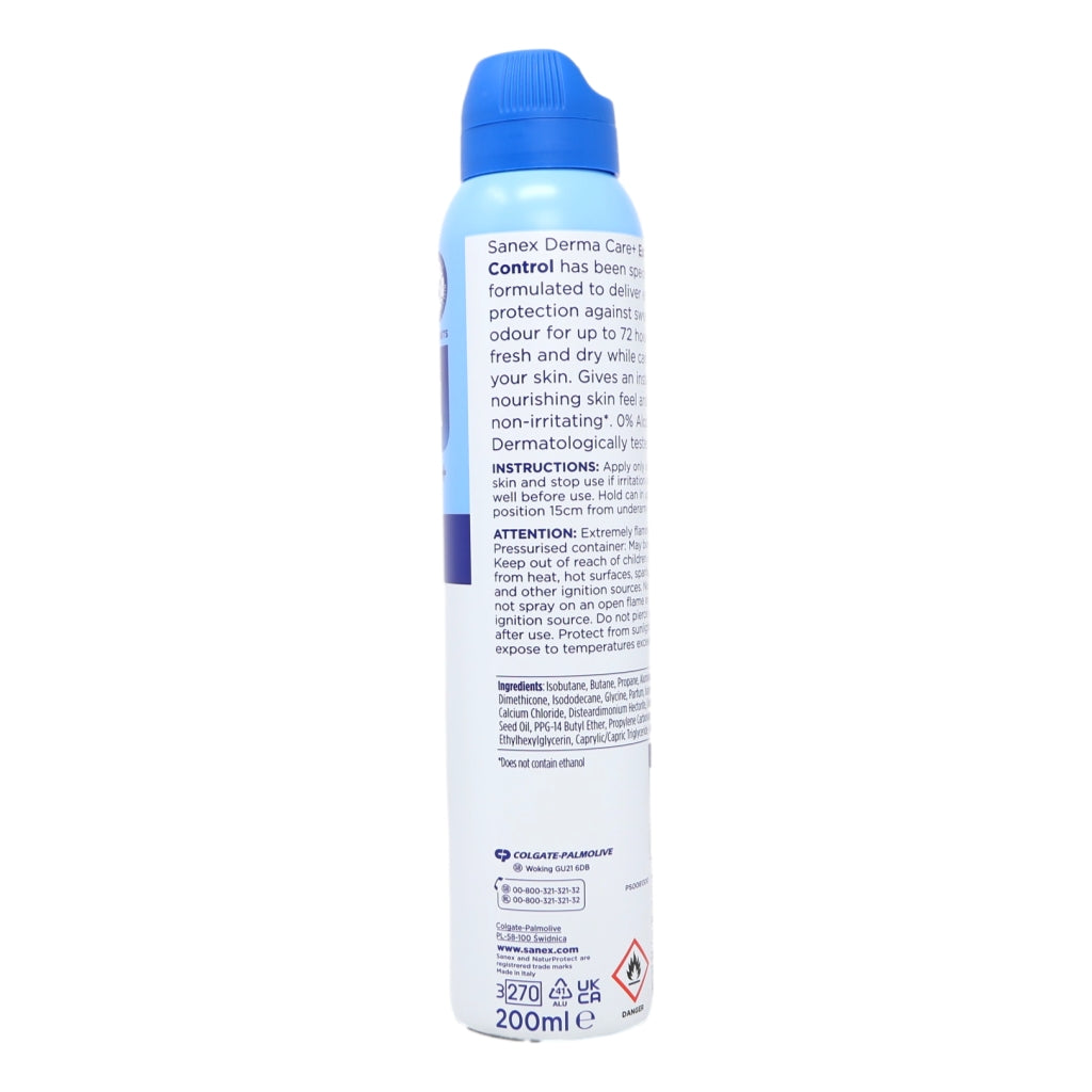 Sanex Deo Spray 200ml 72hr Extra Control