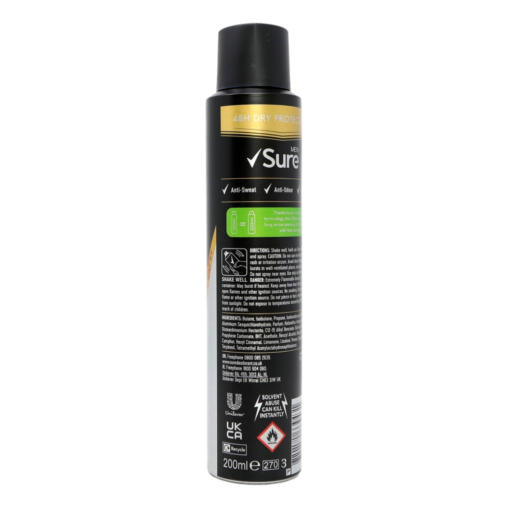 Sure Men APA 200ml Sport Defence Export