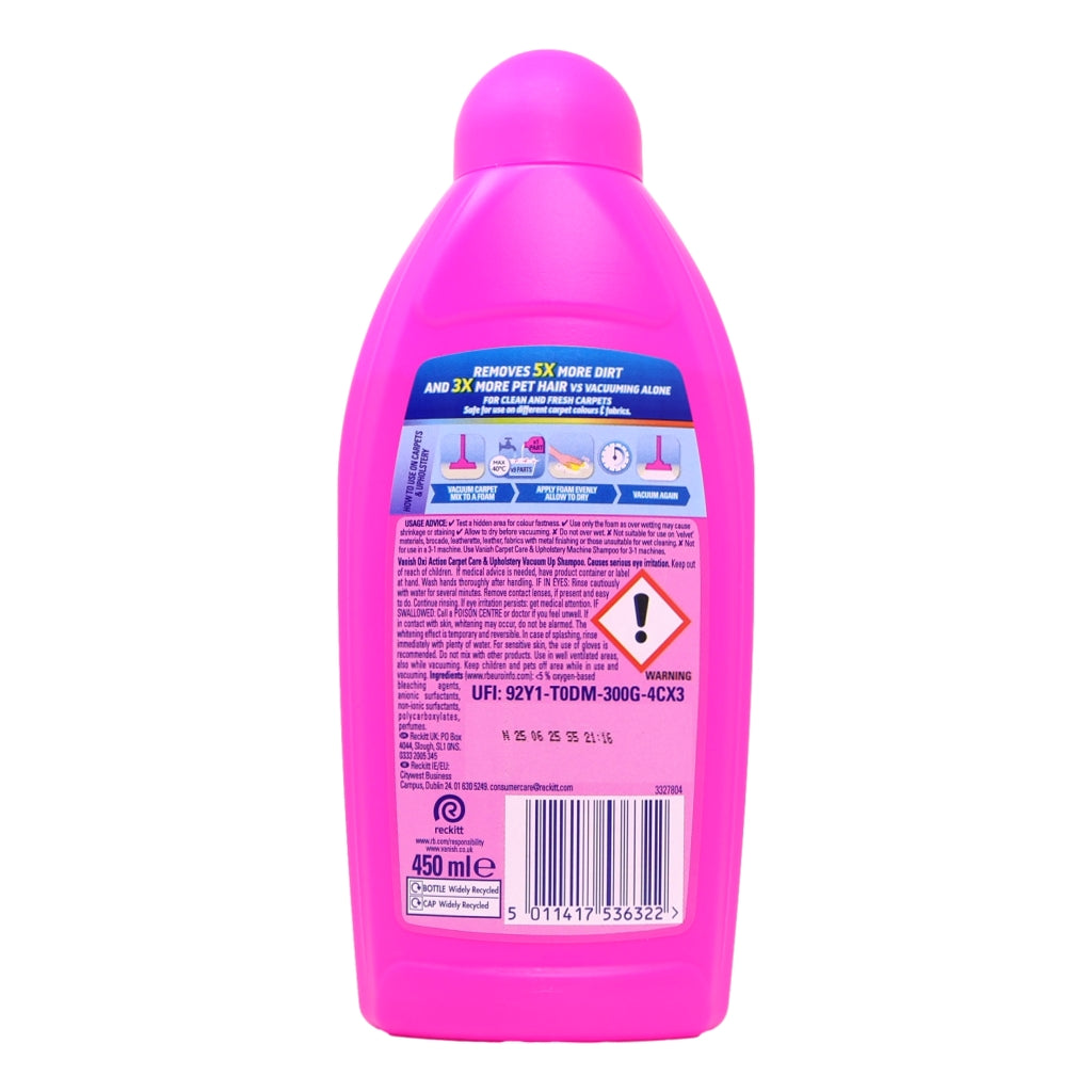 Vanish Manual Carpet 450ml Shampoo