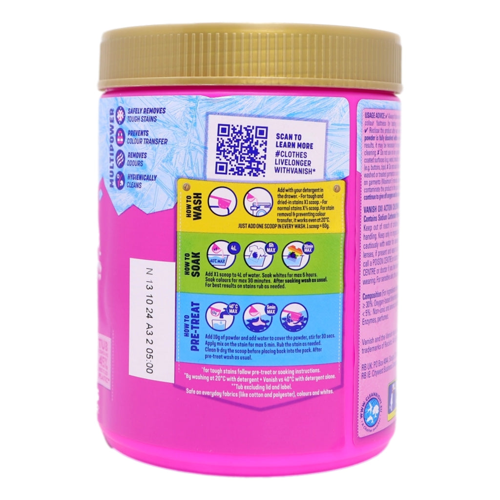 Vanish Gold Powder Oxi Action 1kg Pink