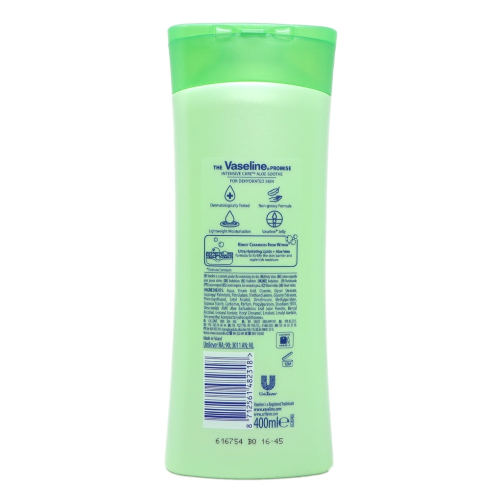 Vaseline Lotion 400ml Aloe Soothe