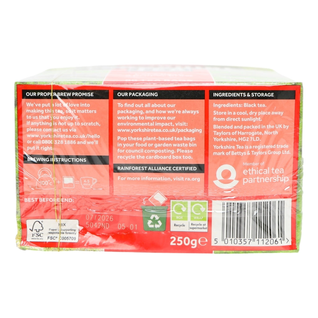 Yorkshire Tea Bags 80s