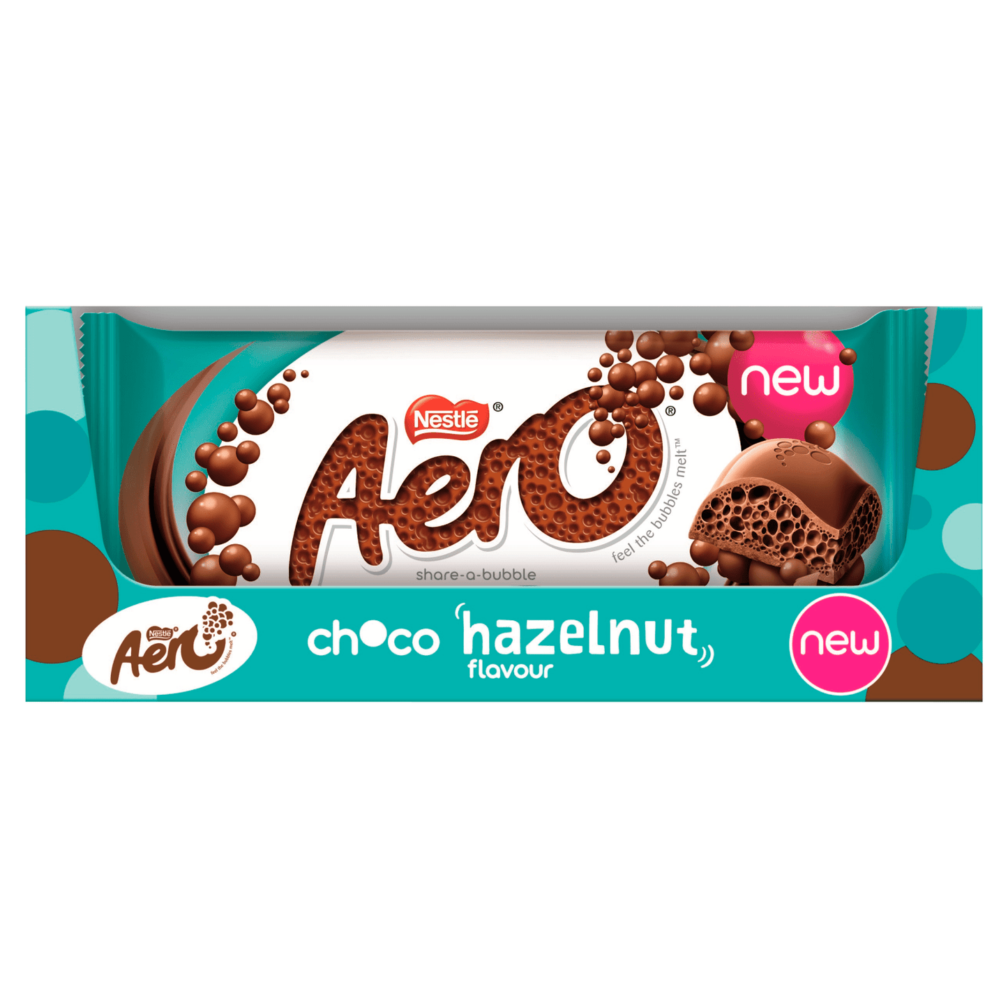 Aero Hazelnut Flavour Choco 90g - UK Food & Drink - 8445291117198