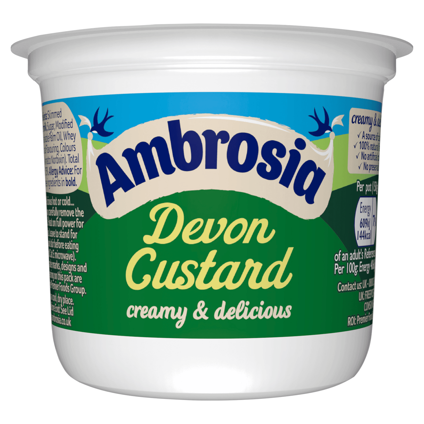 Ambrosia Devon Custard 150g - UK Food & Drink - 96169001