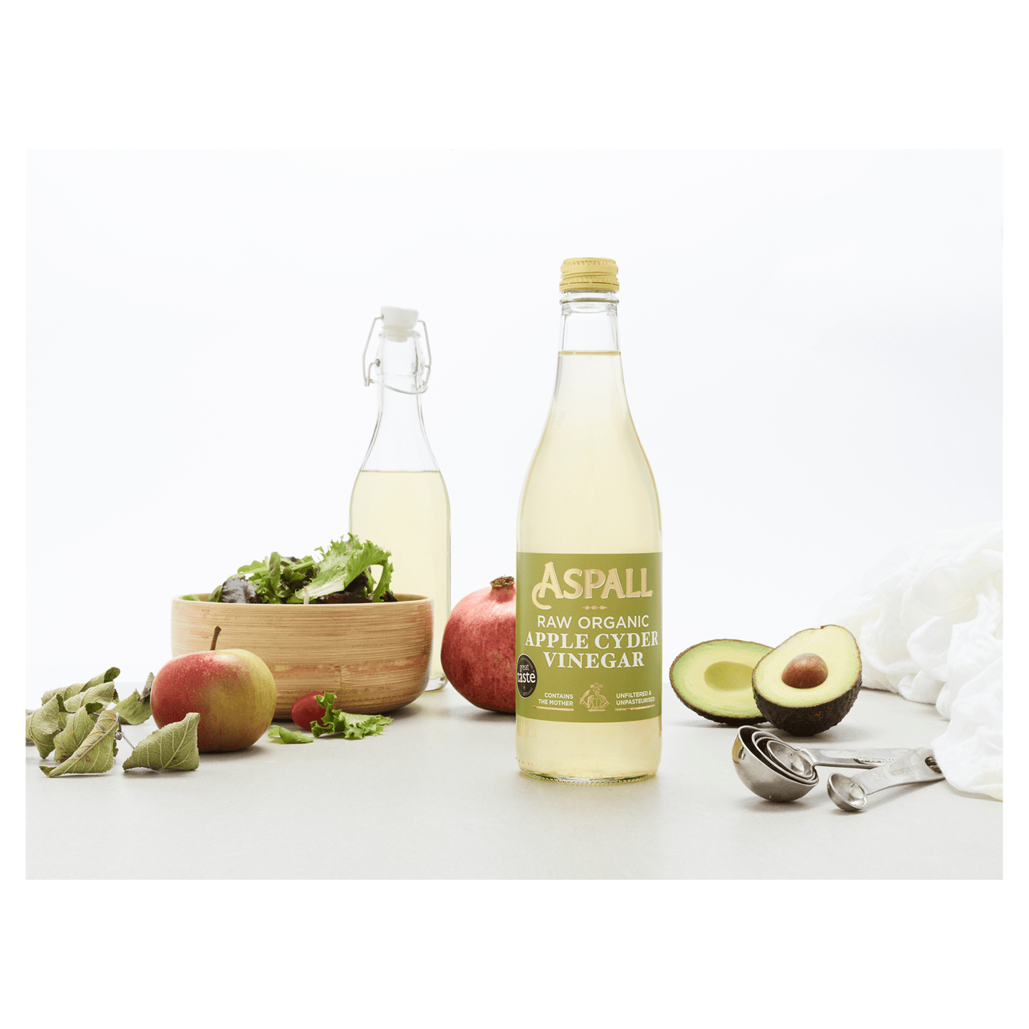 Aspall Raw Organic Apple Cyder Vinegar 500ml - UK Food & Drink - 5012845032660