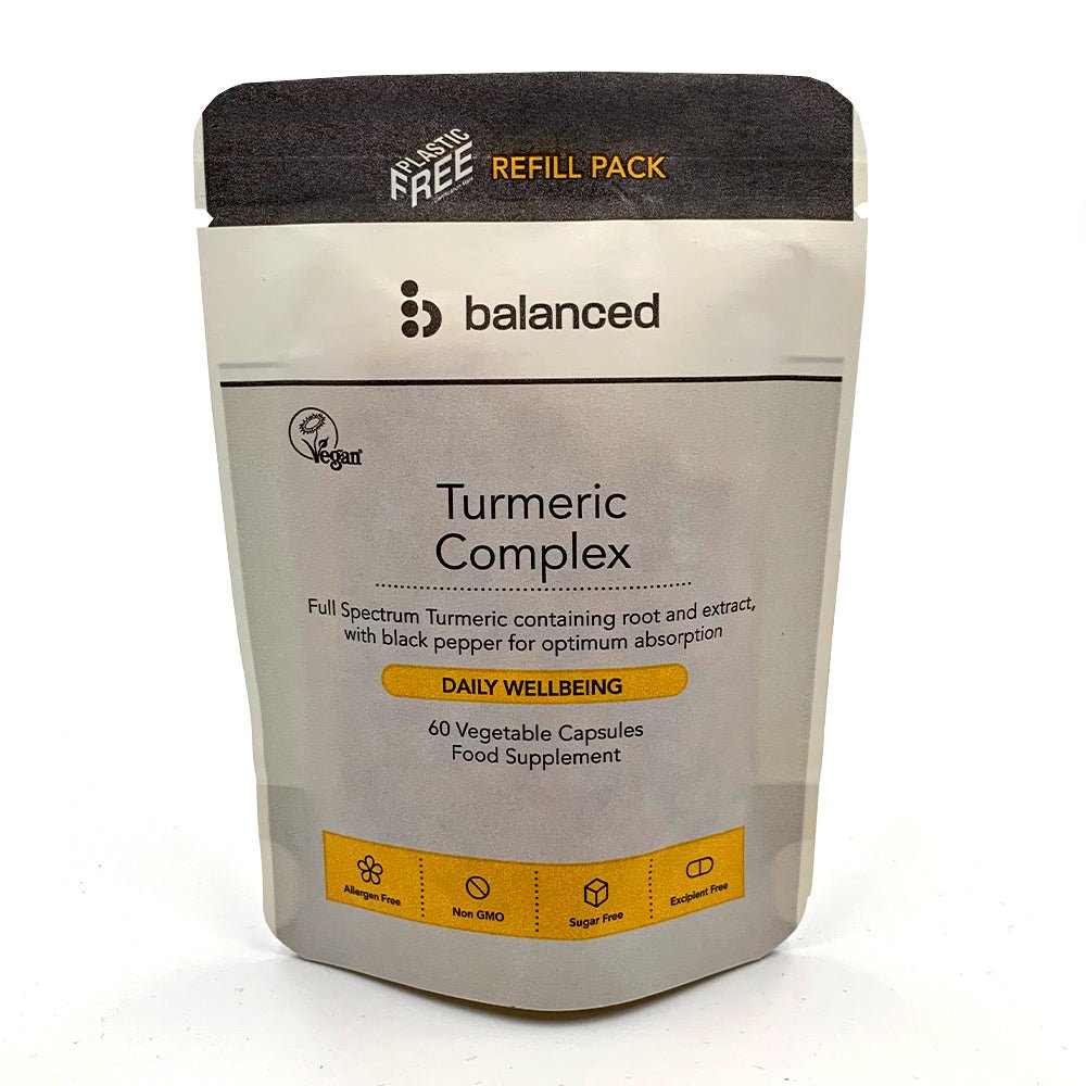 Balanced Turmeric Complex Refill Pouch - UK Food & Drink - 5056078809002