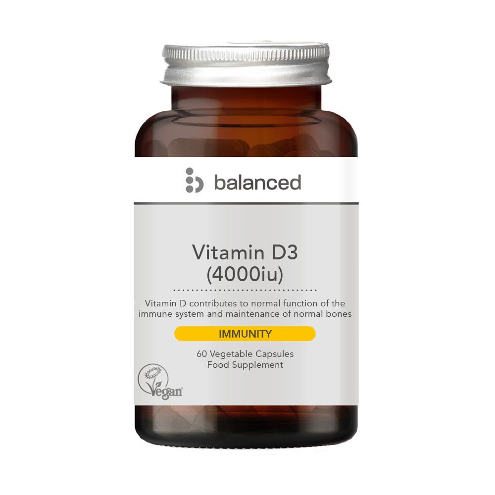 Balanced Vitamin D3 4000iu Bottle - UK Food & Drink - 5055177533009