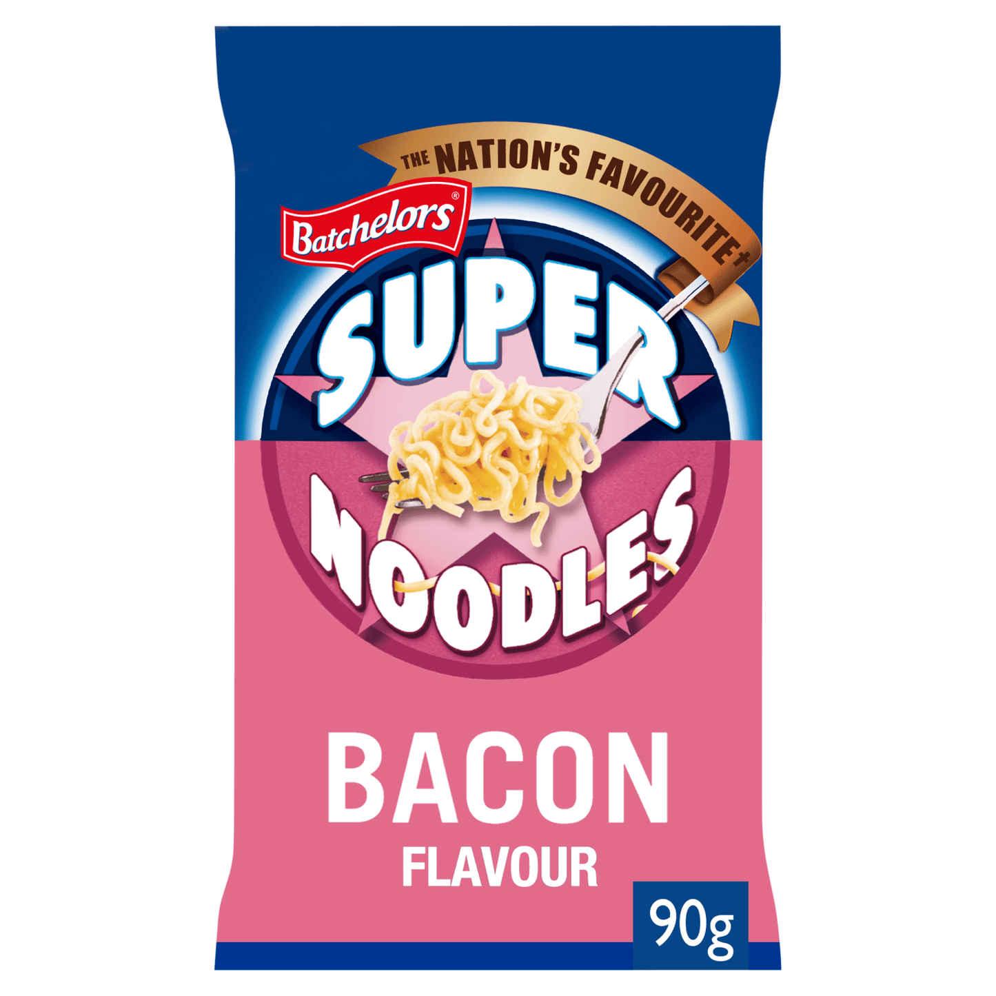 Batchelors Super Noodles Bacon Flavour 90g - UK Food & Drink - 5000354405013