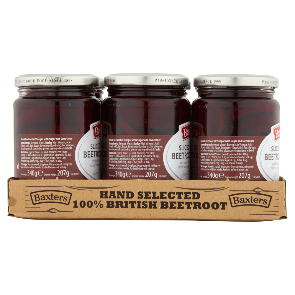 Baxters Sliced Beetroot 340g - UK Food & Drink - 5012427092907