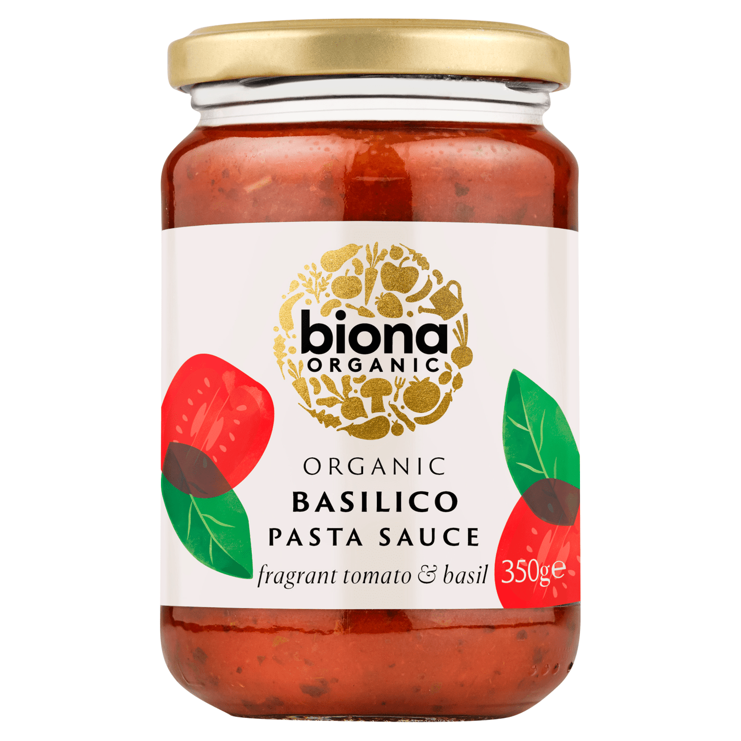 Biona Organic Basilico Pasta Sauce 350g - UK Food & Drink - 5032722301054