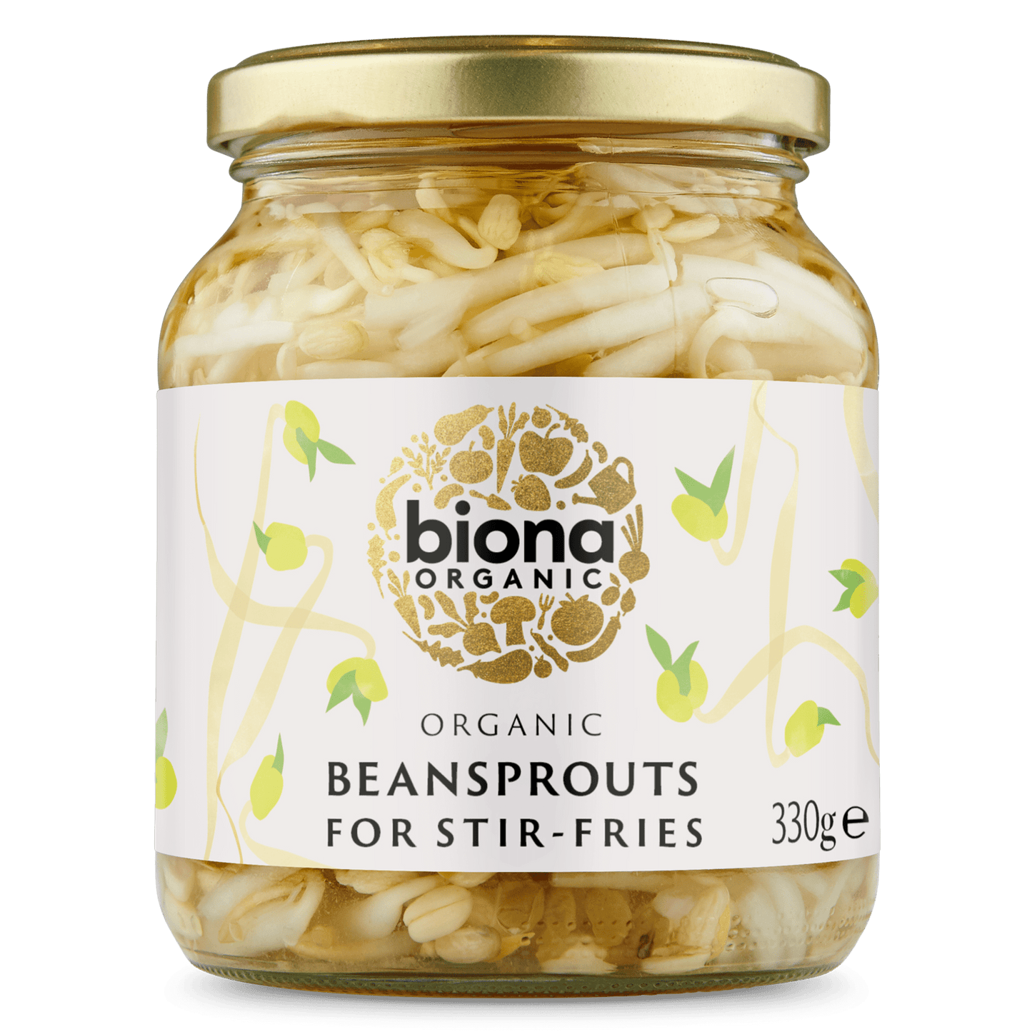 Biona Organic Beansprouts for Stir - Fries 330g - UK Food & Drink - 5032722315914