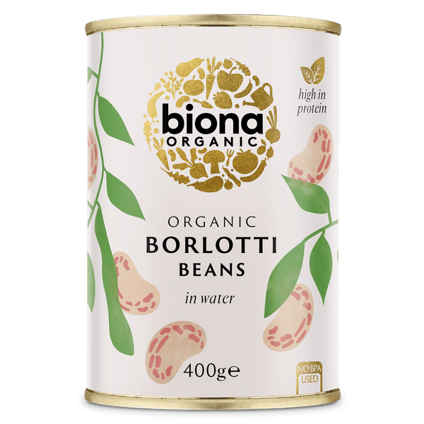 Biona Organic Borlotti Beans in Water 400g - UK Food & Drink - 5032722315341