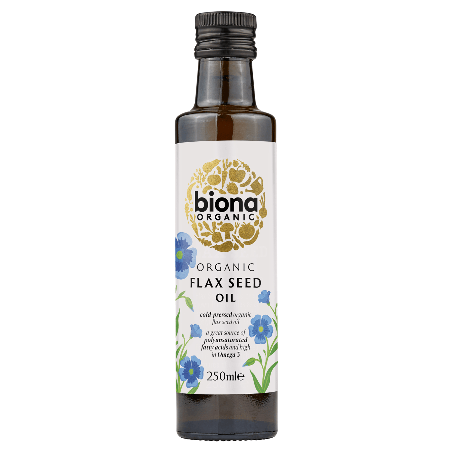 Biona Organic Flax Seed Oil 250ml - UK Food & Drink - 5032722301276