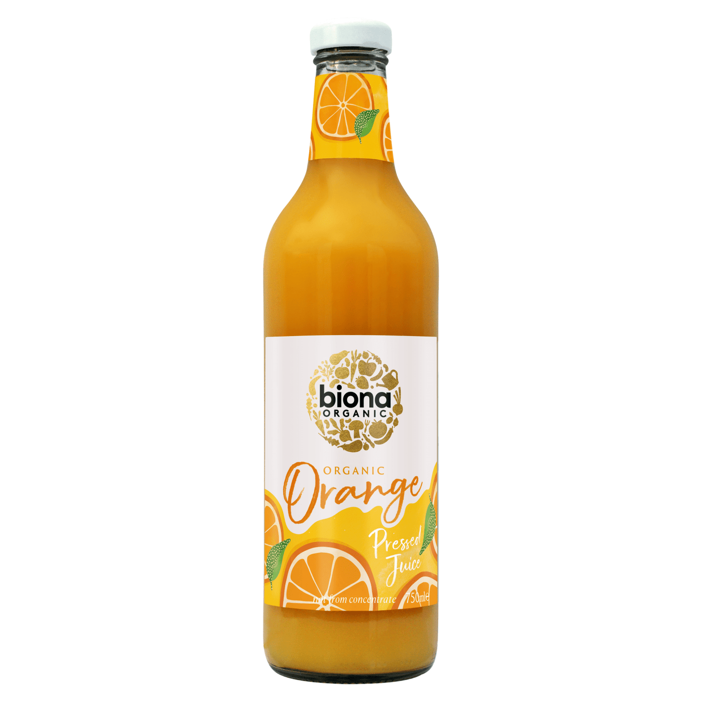 Biona Organic Orange Pressed Juice 750ml - UK Food & Drink - 5032722318359