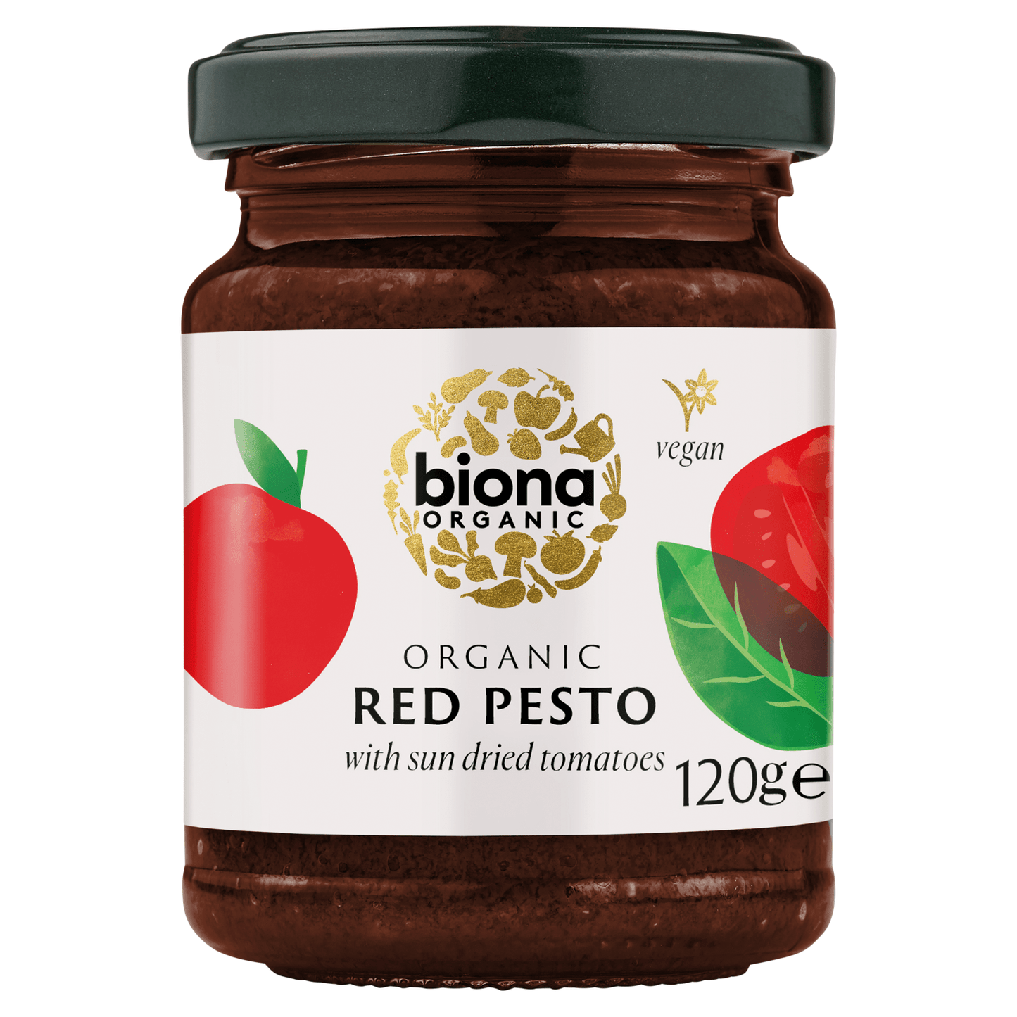 Biona Organic Red Pesto 120g - UK Food & Drink - 5032722313361