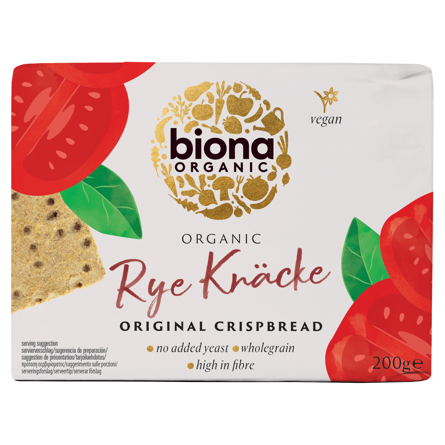 Biona Organic Rye Knacke 200g - UK Food & Drink - 5032722318120