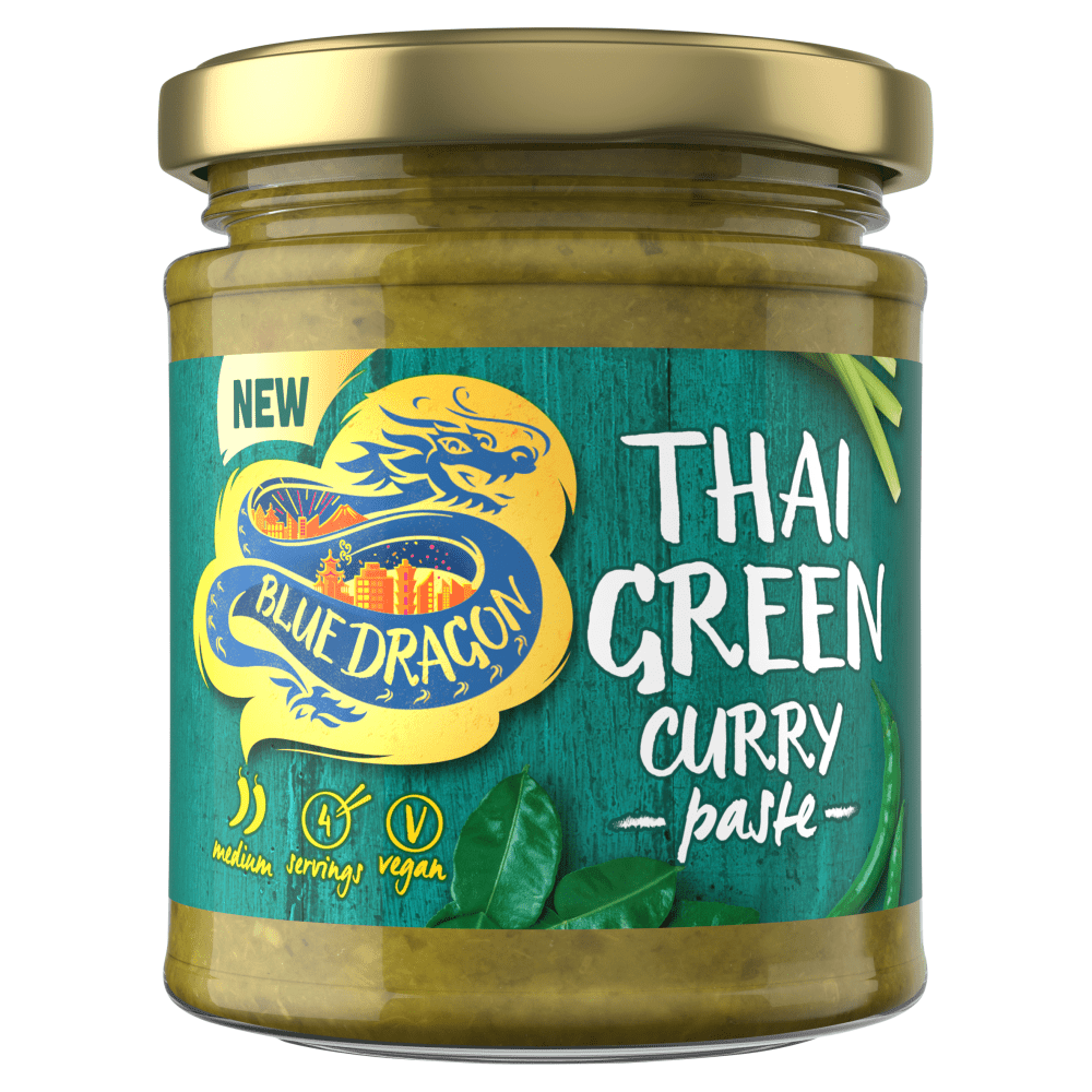 Blue Dragon Thai Green Curry Paste 170g - UK Food & Drink - 5010338301491