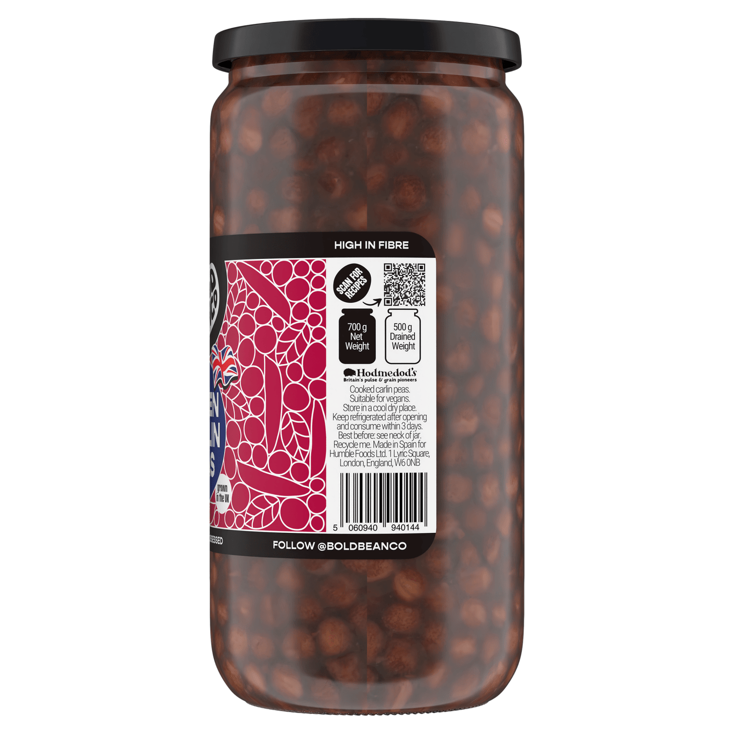 Bold Bean Co Limited Edition Queen Carlin Peas 700g - UK Food & Drink - 5060940940144