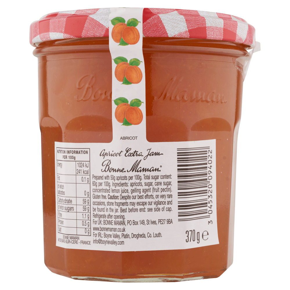Bonne Maman Apricot Jam 370g - UK Food & Drink - 3045320094022