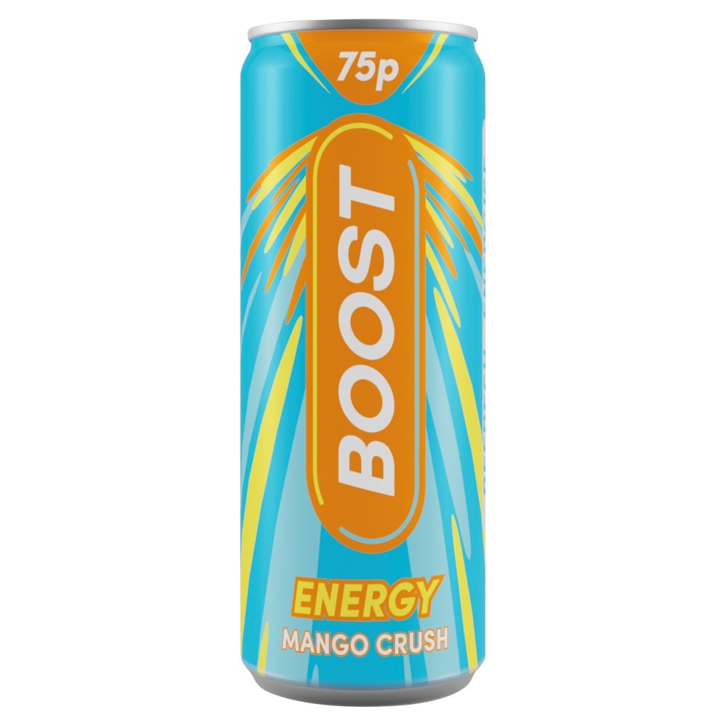 Boost Energy Mango Crush 250ml - UK Food & Drink - 5056079901194