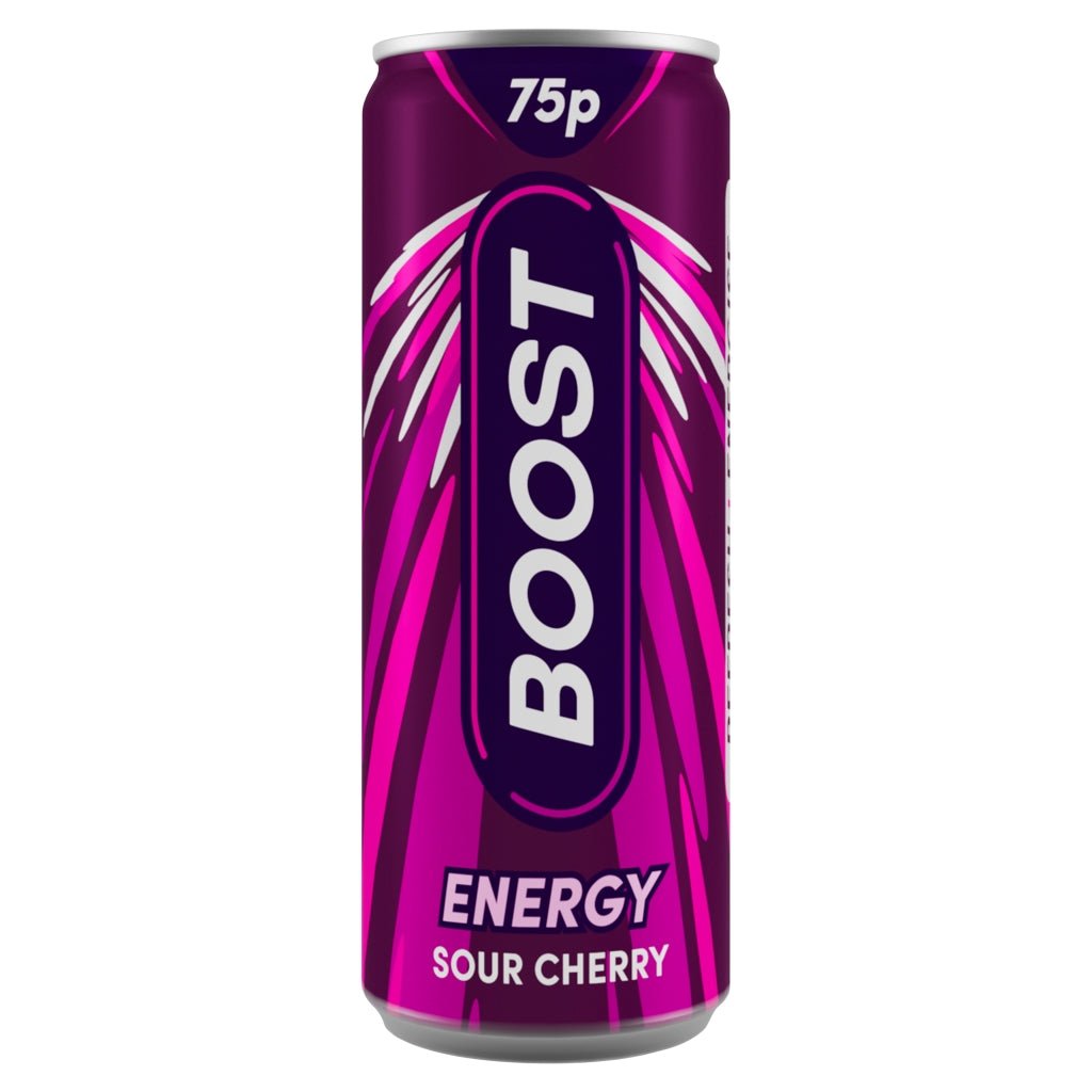 Boost Energy Sour Cherry 250ml - UK Food & Drink - 5056079901170