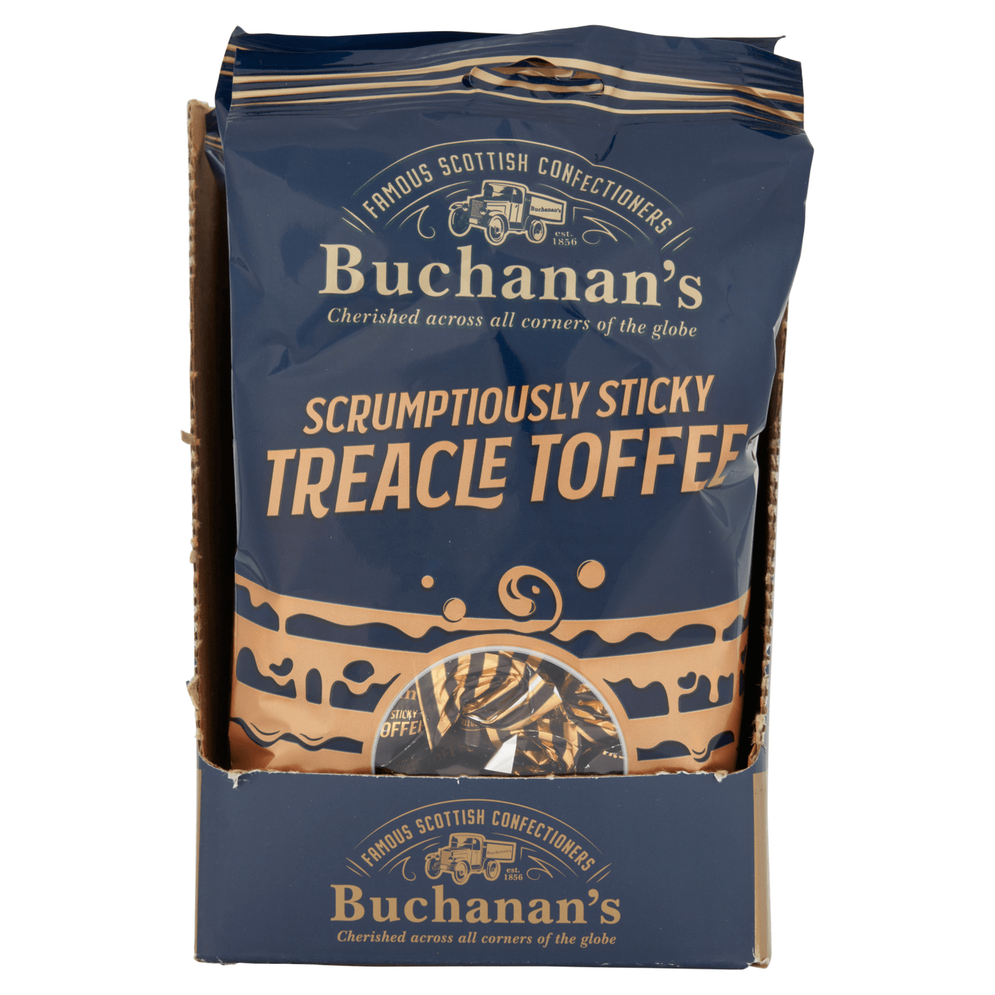 Buchanan's Scrumptiously Sticky Treacle Toffee 120g - UK Food & Drink - 5017375067311