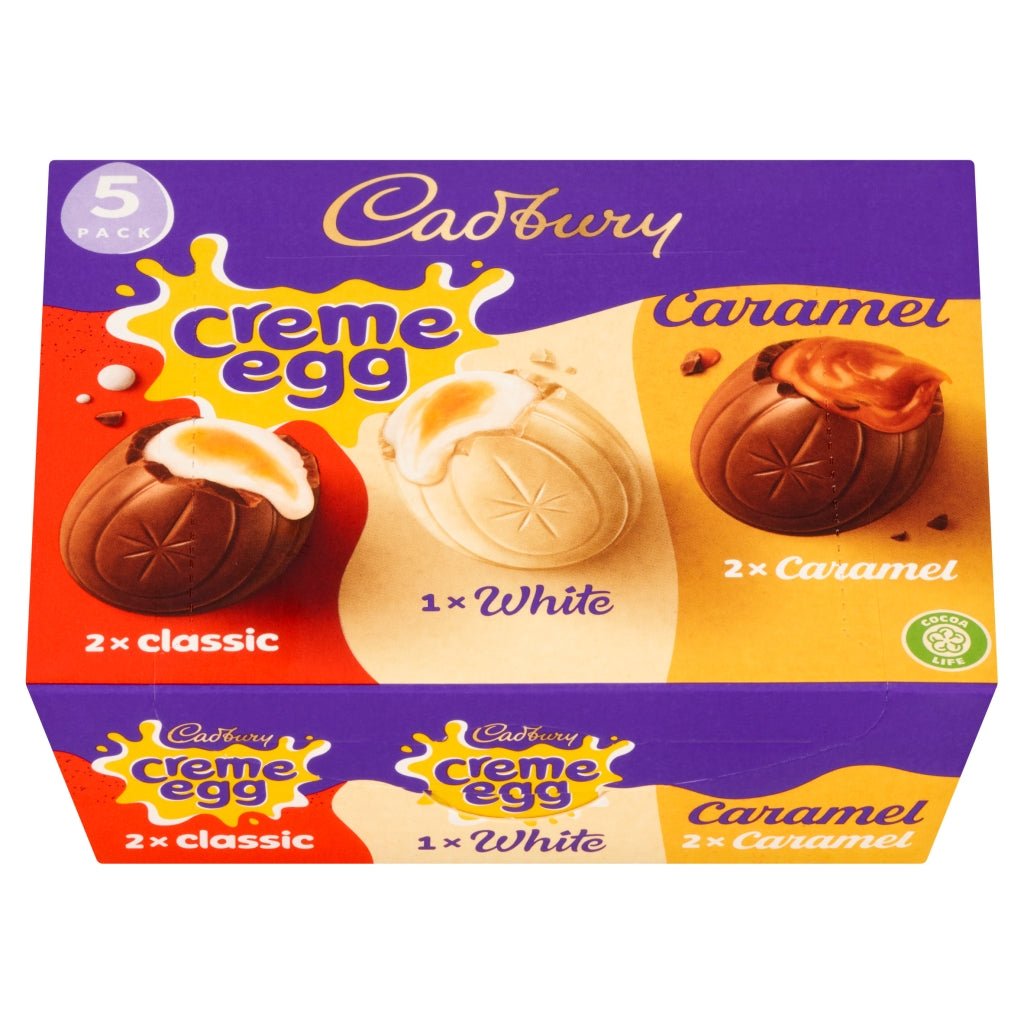 Cadbury Creme Egg 5 Pack Mixed 200G - UK Food & Drink - 7622201706890