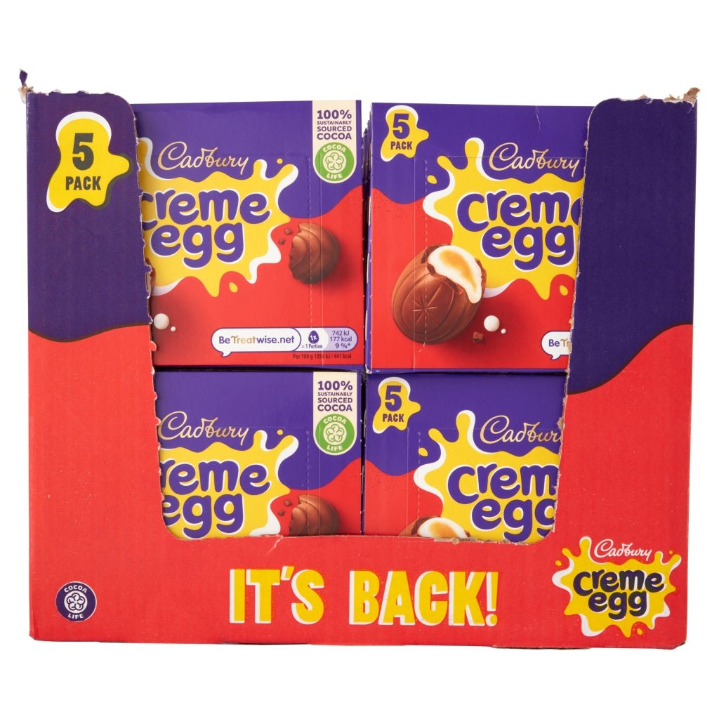 Cadbury Creme Egg 5 x 40g (200g) - UK Food & Drink - 7622210344205