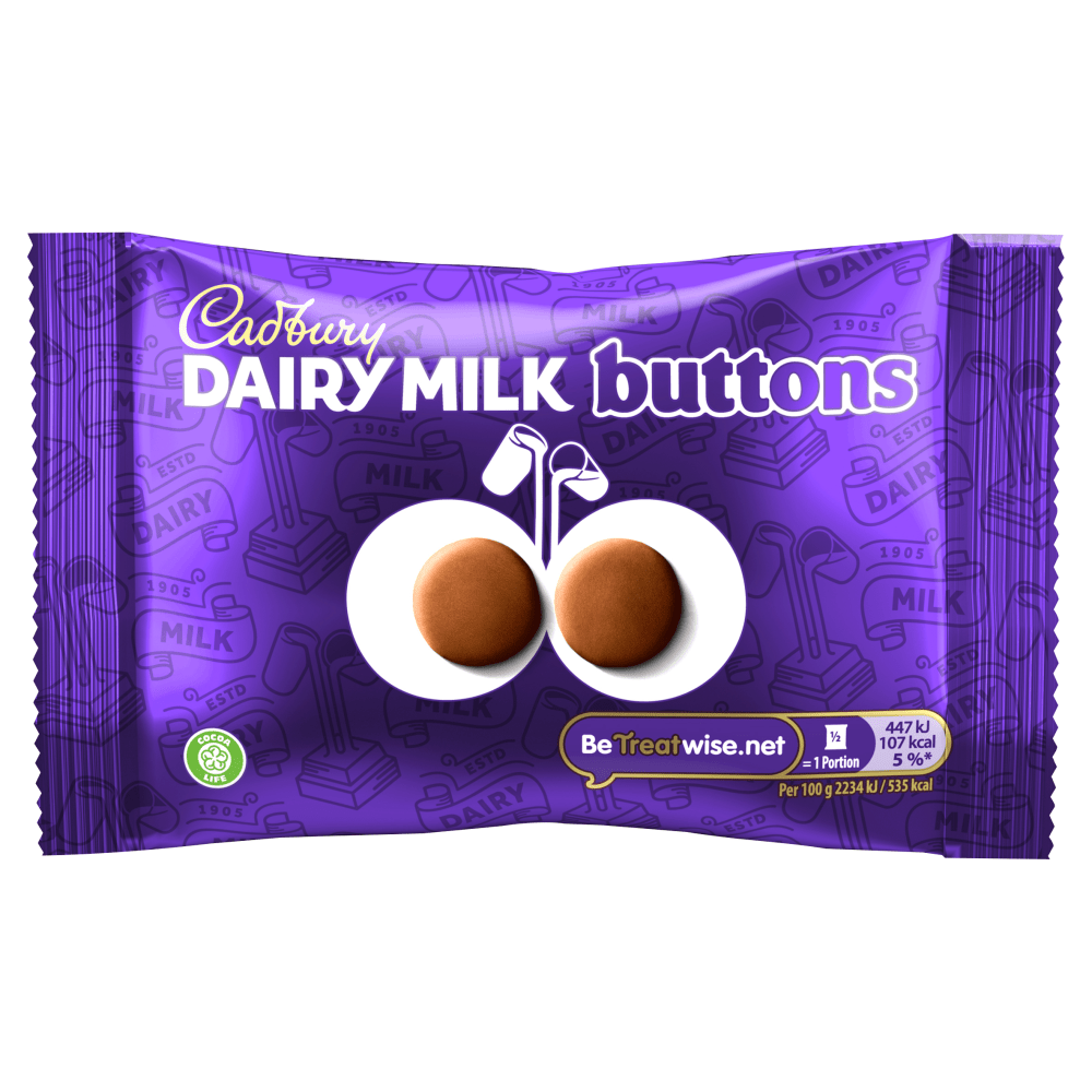 Cadbury Dairy Milk Buttons 40g - UK Food & Drink - 5034660518679