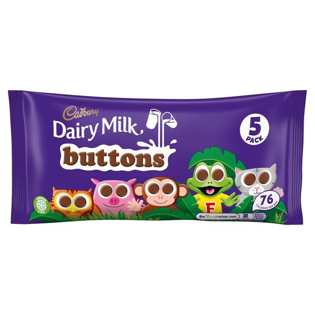 Cadbury Dairy Milk Buttons 4Pk 56G - UK Food & Drink - 7622202256806