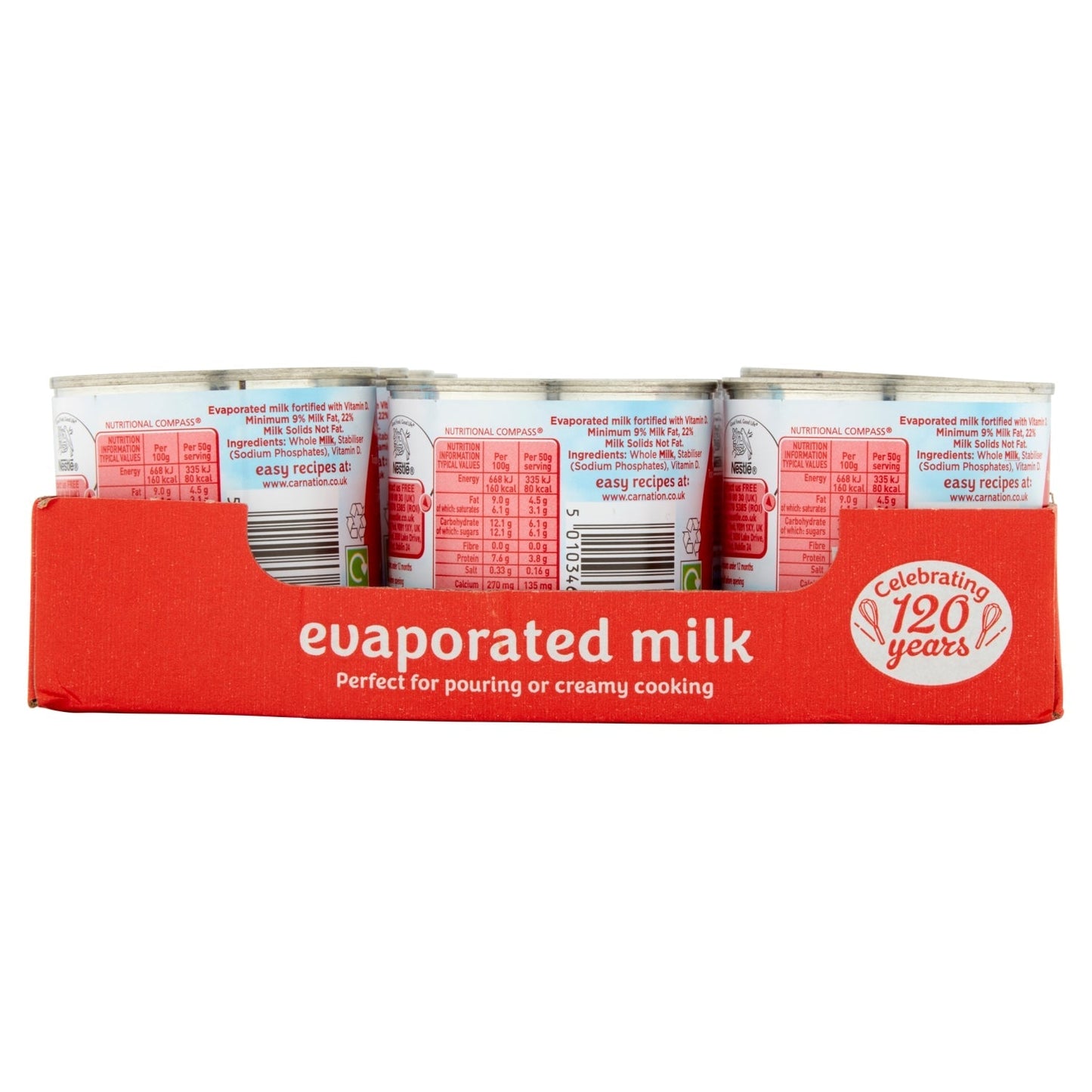 Carnation Evaporated Milk 170g - UK Food & Drink - 5010346000003
