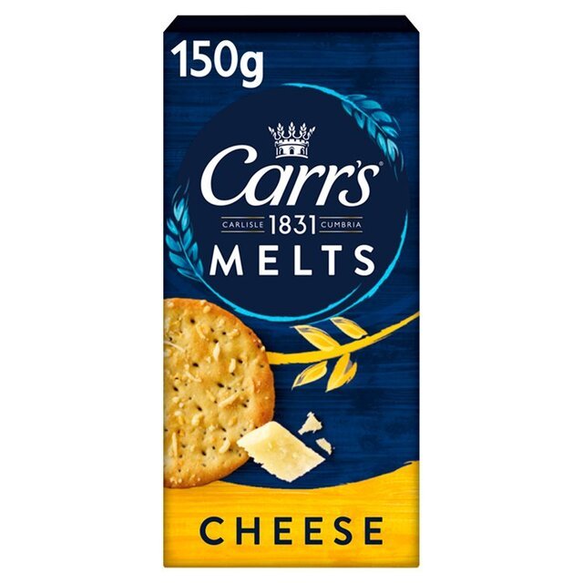 Carr's Melts Cheese Crackers 150g - UK Food & Drink - 5000168085593