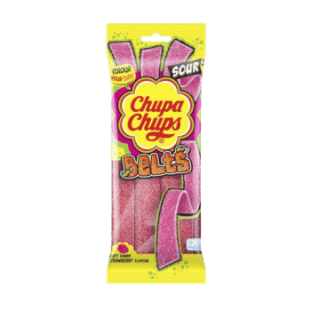 Chupa Chups Strawberry Belts - UK Food & Drink - 8003440927359