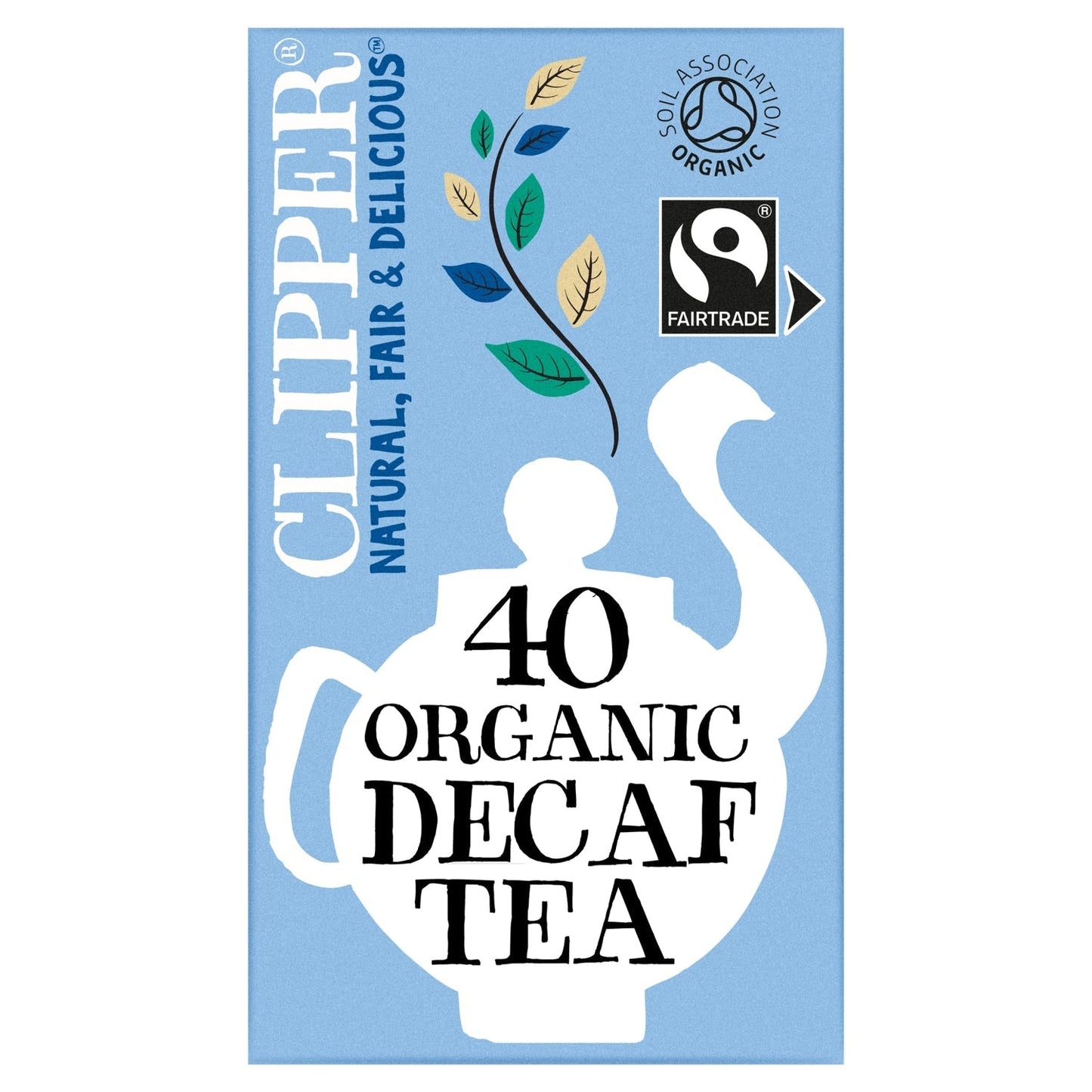 Clipper Fairtrade Organic Decaf 40 Teabags 116g - UK Food & Drink - 5021991942211